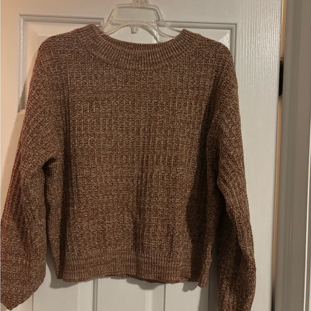 Universal Thread Brown Knit Crew Neck Sweater